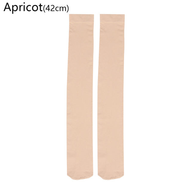 Women Girls Fashion Opaque Over Knee Thigh High Elastic Sexy Stockings Over the knee