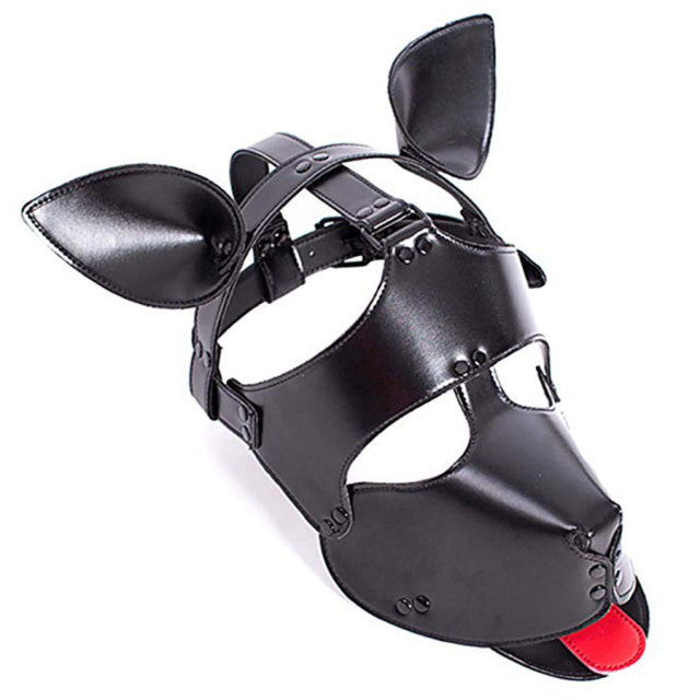 SM Leather Padded Hood Blindfold,Head Harness Mask Gag, BDSM Bondage ,Sex Toys For Couples Accessories
