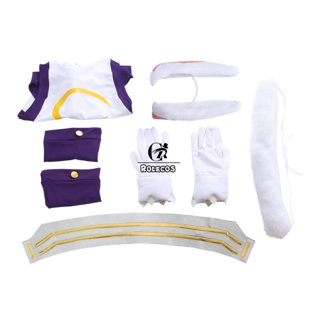 ROLECOS MHA Cosplay Costume Rabbit Hero Miruko Sexy Jumpsuit BNHA Bunny Girl Cosplay Rompers Suit