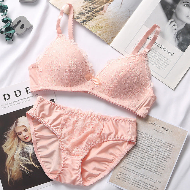 Women Lace Bra Sets Seamless Underwear