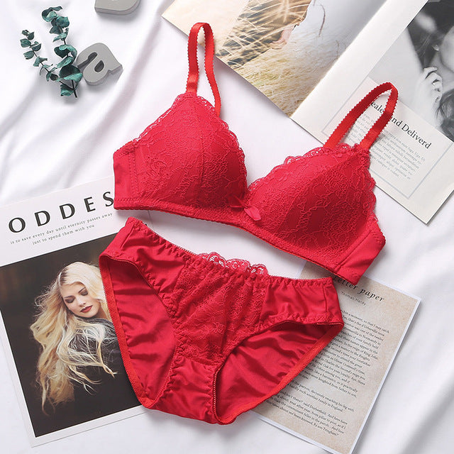 Women Lace Bra Sets Seamless Underwear