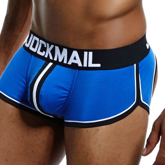 JOCKMAIL Gay Underwear Men Boxer Backless Jockstrap String Homme Slip Sexy Erotic Homens Mens Thongs And G Strings Cueca