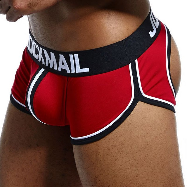 JOCKMAIL Gay Underwear Men Boxer Backless Jockstrap String Homme Slip Sexy Erotic Homens Mens Thongs And G Strings Cueca