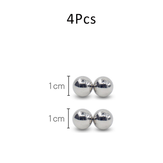 2 Pair BDSM Bondage Adult Sex Toys For Women Couples Games Ultra Powerful Magnetic Orbs BDSM Nipple Clamps Orbs Vagina Clitoris