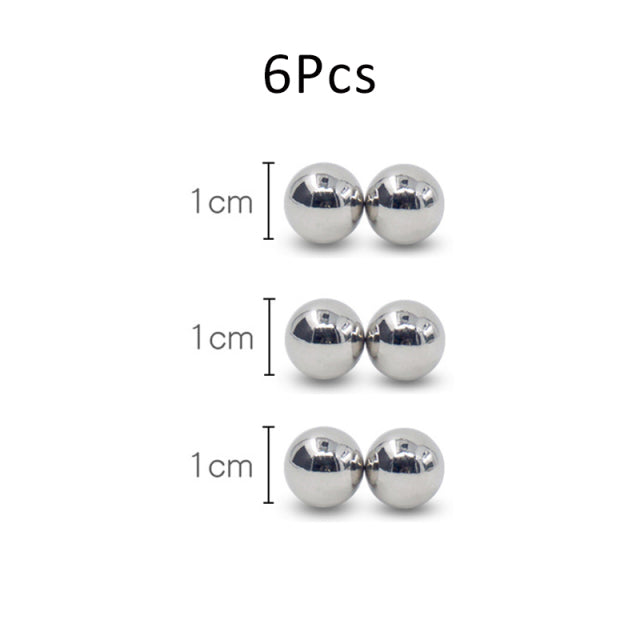 2 Pair BDSM Bondage Adult Sex Toys For Women Couples Games Ultra Powerful Magnetic Orbs BDSM Nipple Clamps Orbs Vagina Clitoris