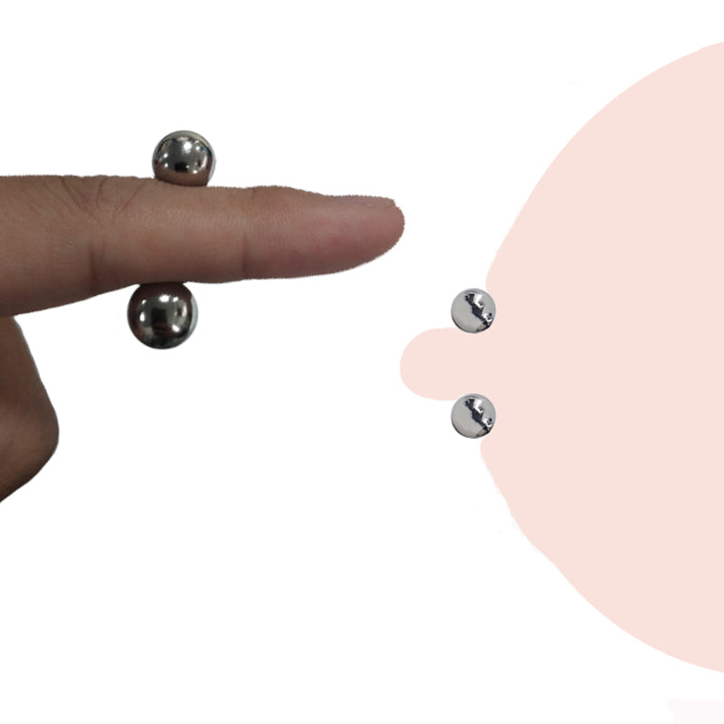 2 Pair BDSM Bondage Adult Sex Toys For Women Couples Games Ultra Powerful Magnetic Orbs BDSM Nipple Clamps Orbs Vagina Clitoris