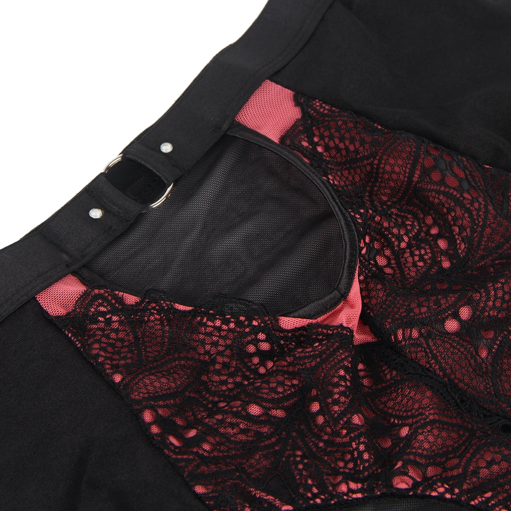 Comeondear Lace Bra Set Plus Size XL 3XL 5XL Ensemble Lingerie Femme Sexy Lingerie Set Female Nightwear Brief Sets Panties