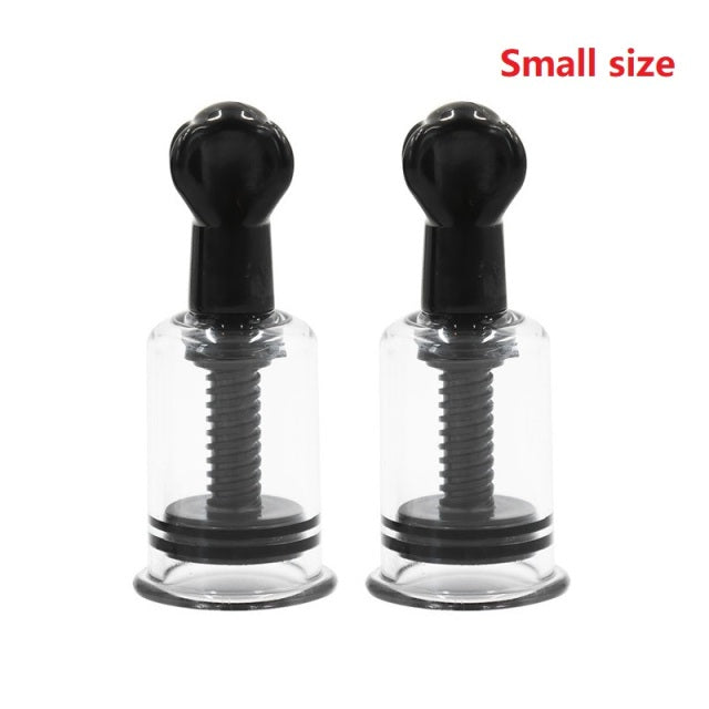 Adjustable Nipple clips clamps breast Enlargement pump Bondage Restraint Accessory BDSM Torture play Fetish women sex toy