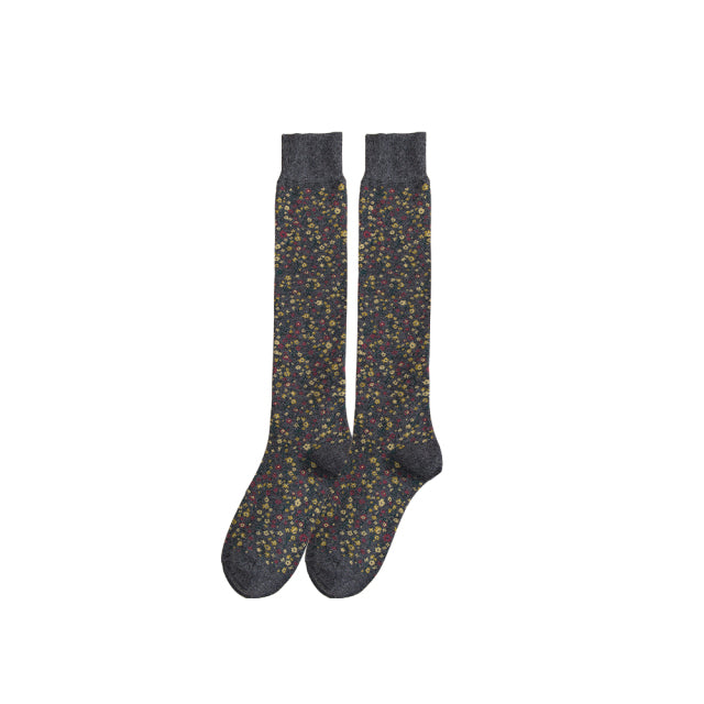 Women Socks in Tube Cotton Small Floral Pattern Fashion Personality Leisure Sports Comfortable