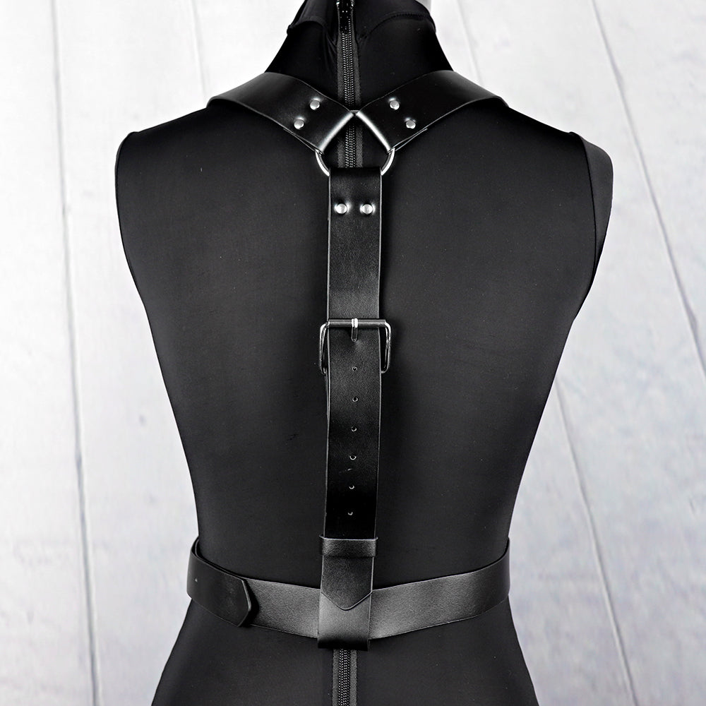 UYEE Women Suspender Leather Harness Belt Chain Body Sexy Bondage Women Harness Gothic Garter Belt Lingerie Harajuku Punk