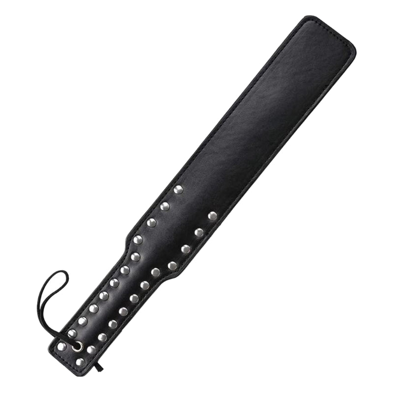BDSM Flogged PU Leather Whip Restraint Fetish Leather Poundle Spanking Paddle