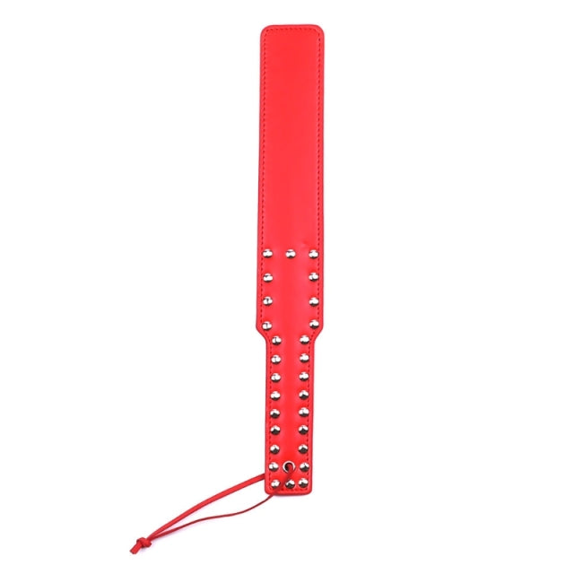 BDSM Flogged PU Leather Whip Restraint Fetish Leather Poundle Spanking Paddle
