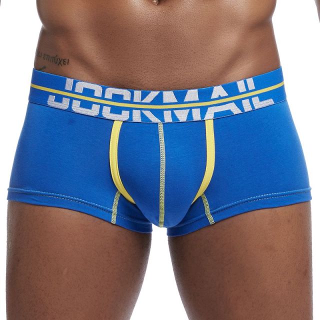 Summer Sexy Boxer Men Underwear Fitness Calzoncillos Hombre Slip Cotton Breathable Low Waist Shorts Panties Gay Penis Pouch Wear