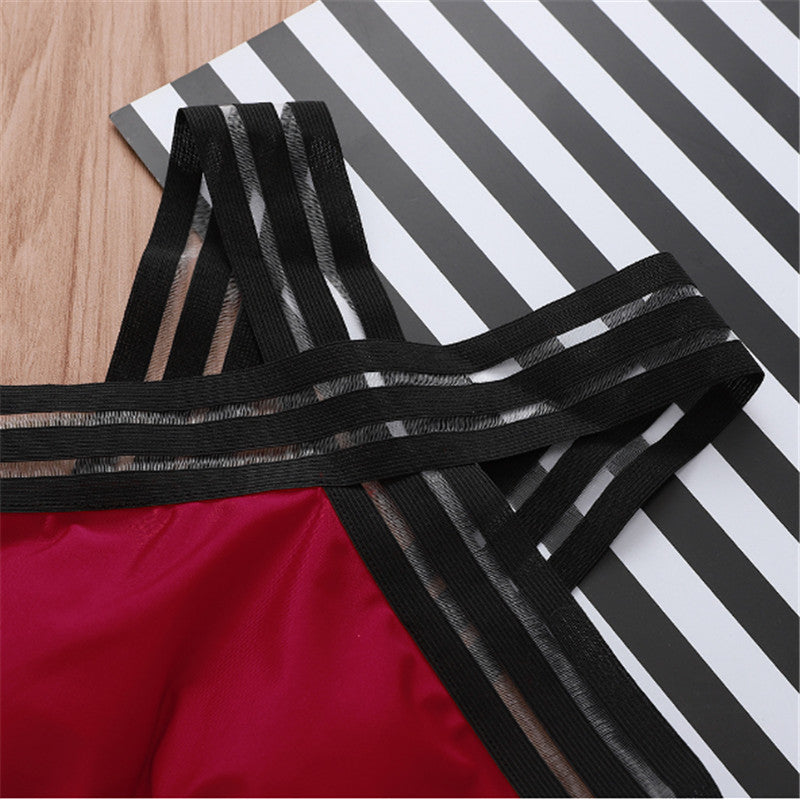 Newest Women Swimsuits Sexy One Piece Swimwear For Lady High Neck Bandage Cross Back Swimming Suit Female Holiday Beachwear