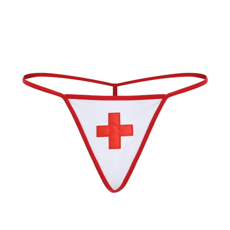 Sexy Nurse 3Pcs Double Zipper Cosplay Costumes Big Breasts And Butt Outfit Erotic Lingerie With Thong For Women Uniform New 0664