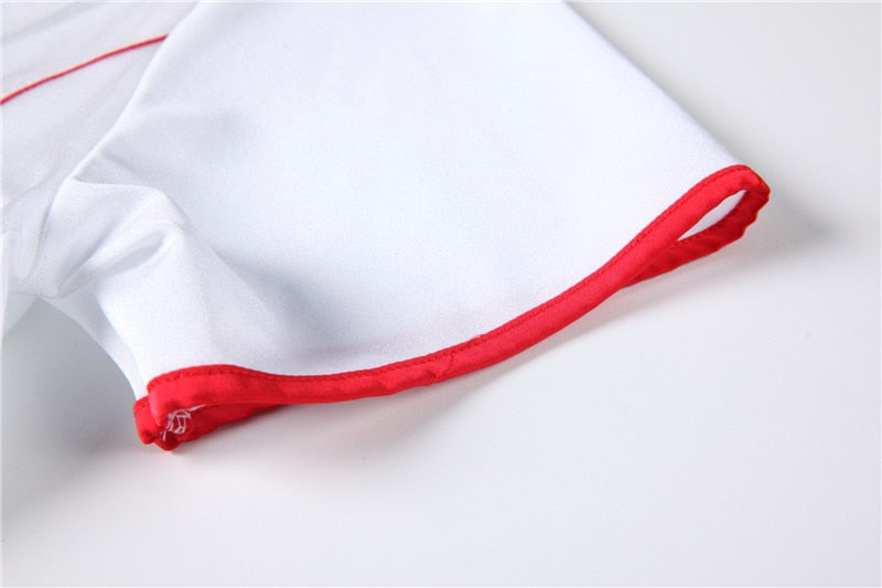 Sexy Nurse 3Pcs Double Zipper Cosplay Costumes Big Breasts And Butt Outfit Erotic Lingerie With Thong For Women Uniform New 0664
