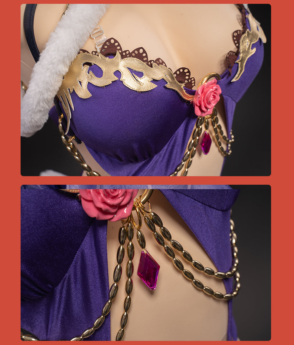 UWOWO Anime Fate Grand Order Scathach Cosplay Bunny Girl Costume Halloween Dress