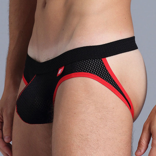 Sexy Gay Underwear Men Transparent Jockstrap String Homme Slip Sexy Erotic Homens Mens Thongs And G Strings Cueca Gay WJ