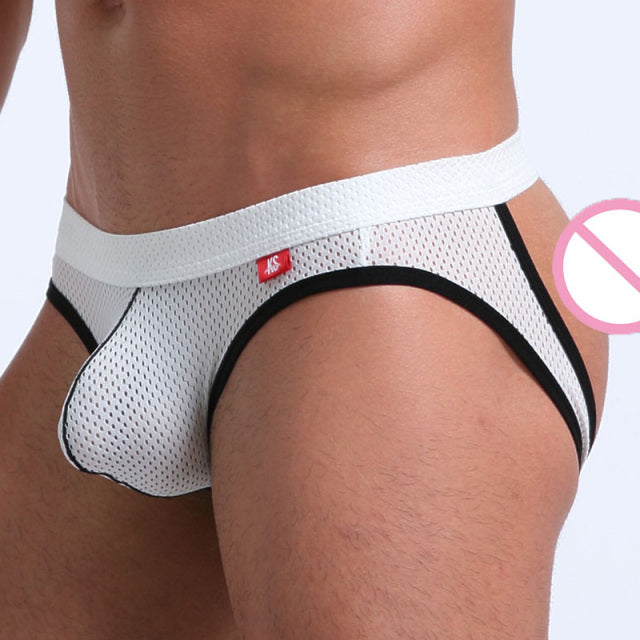 Sexy Gay Underwear Men Transparent Jockstrap String Homme Slip Sexy Erotic Homens Mens Thongs And G Strings Cueca Gay WJ