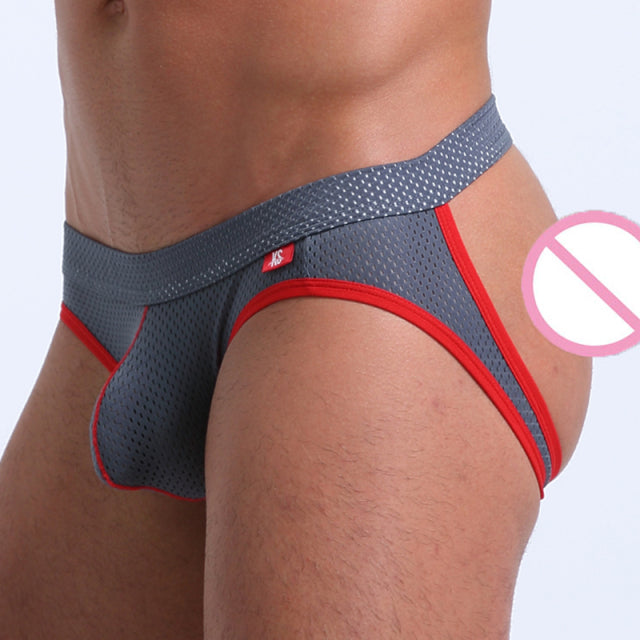 Sexy Gay Underwear Men Transparent Jockstrap String Homme Slip Sexy Erotic Homens Mens Thongs And G Strings Cueca Gay WJ