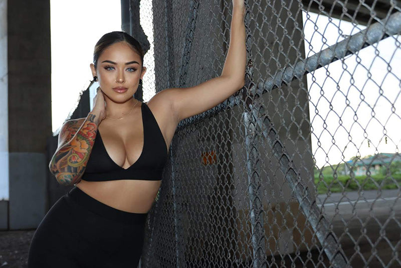 2PCS/Set Sexy Women Sleeveless Strap Bra Bustiers Tank Vest Crop Tops High Waist Shorts Pants Trousers Tracksuit