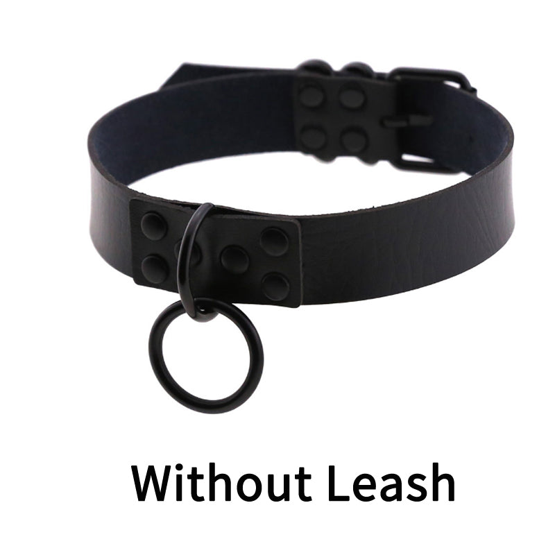 Sexy punk Choker Collar  leather choker Bondage cosplay Goth jewelry women gothic necklace  Harajuku accessories
