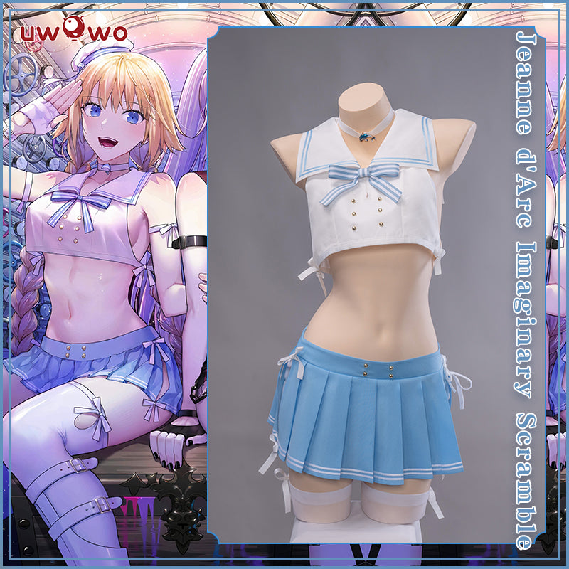 UWOWO Game Fate Grand Order/FGO Imaginary Scramble Jeanne Arc Cosplay Costume New Year Outfits