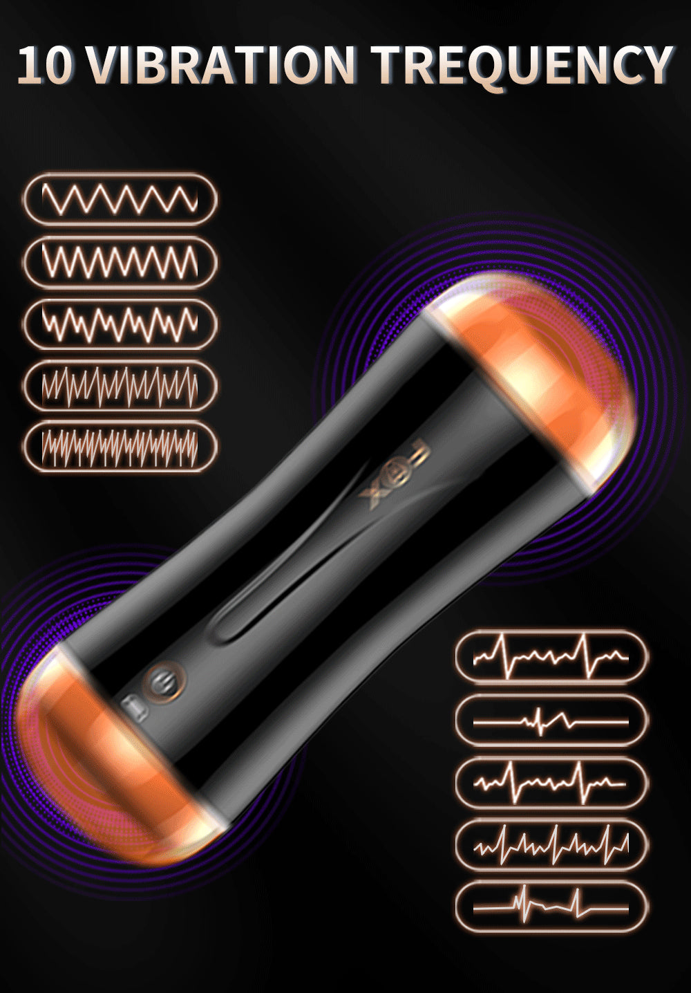 Masturbator Male 10 Speeds Vibrating Dual Channel Mouth Vagina Real Pussy Masturbator Erotic Sex Machine Adult Sex Toys for Men