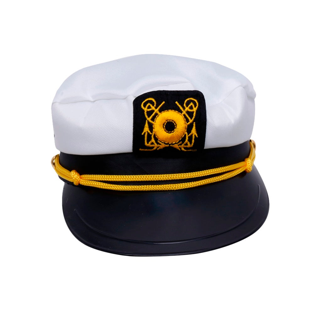Mens Male Sexy Sailor Costume Overalls Cosplay Underwear Set Suspenders Boxer with Collar Cuffs Halloween Costumes for Role Play