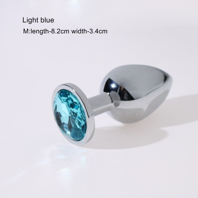 Vibefun Anal Plug Waterproof Stainless Steel Smooth Touch Anal Buttplug Sex Toys Sex Products For Men gay Sex Toys butt dilator
