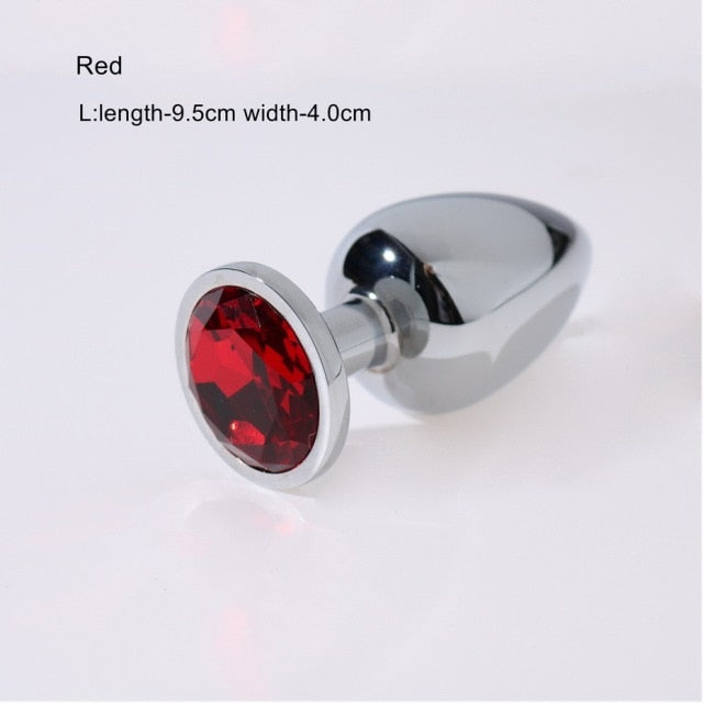 Vibefun Anal Plug Waterproof Stainless Steel Smooth Touch Anal Buttplug Sex Toys Sex Products For Men gay Sex Toys butt dilator