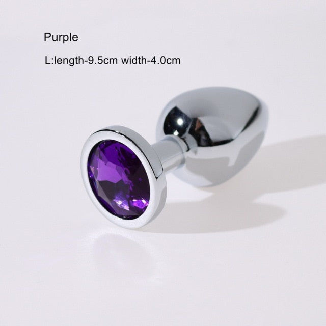 Vibefun Anal Plug Waterproof Stainless Steel Smooth Touch Anal Buttplug Sex Toys Sex Products For Men gay Sex Toys butt dilator