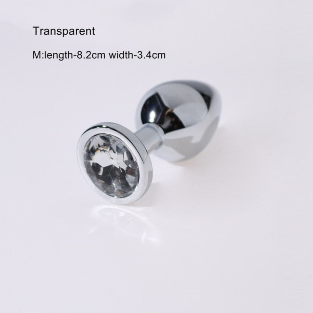 Vibefun Anal Plug Waterproof Stainless Steel Smooth Touch Anal Buttplug Sex Toys Sex Products For Men gay Sex Toys butt dilator