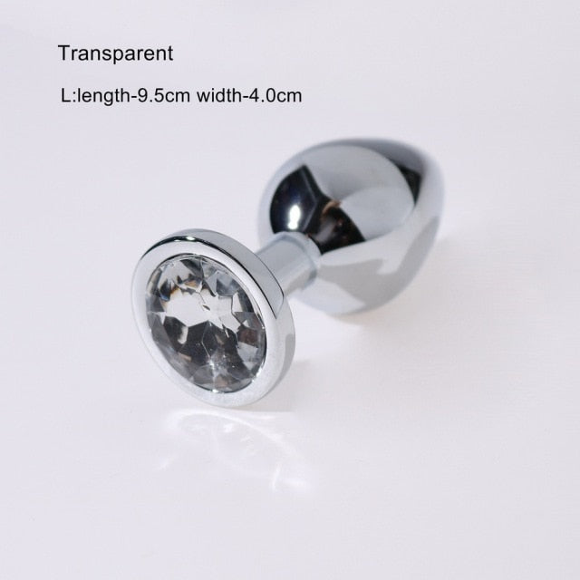 Vibefun Anal Plug Waterproof Stainless Steel Smooth Touch Anal Buttplug Sex Toys Sex Products For Men gay Sex Toys butt dilator