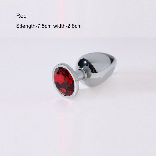 Vibefun Anal Plug Waterproof Stainless Steel Smooth Touch Anal Buttplug Sex Toys Sex Products For Men gay Sex Toys butt dilator