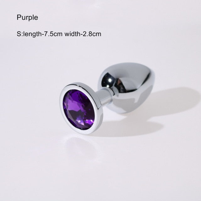 Vibefun Anal Plug Waterproof Stainless Steel Smooth Touch Anal Buttplug Sex Toys Sex Products For Men gay Sex Toys butt dilator