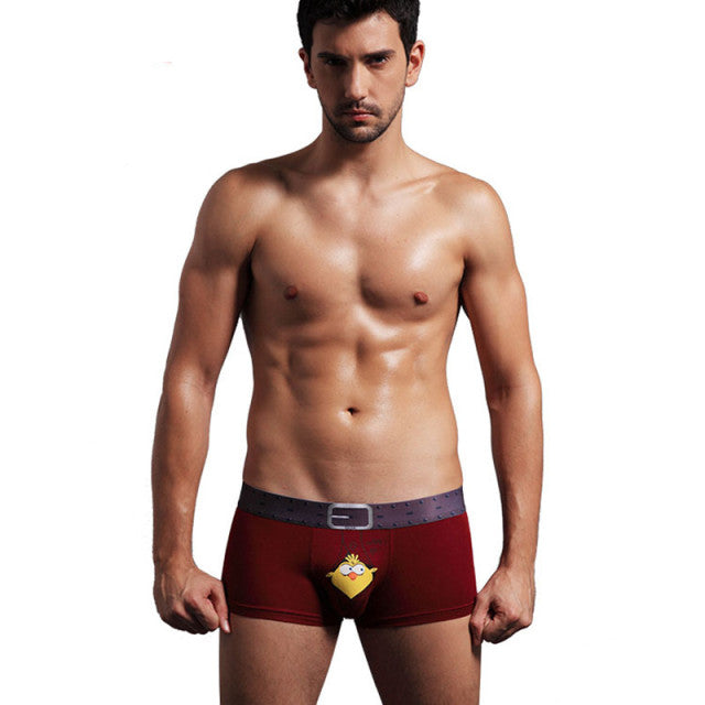 Underwear Male Funny Underpants Boxer Men Brand Luxury Cartoon Anime Pouch Mens Lingerie Boxershort Bamboo Modal Panties Man
