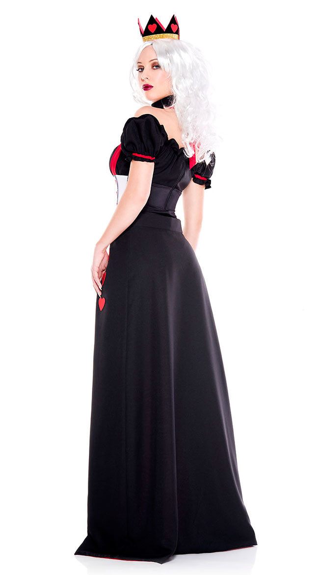 Queen of hearts Alice in Wonderland Costume Poker Queen Cosplay Halloween Masquerade Costumes Sexy Dress