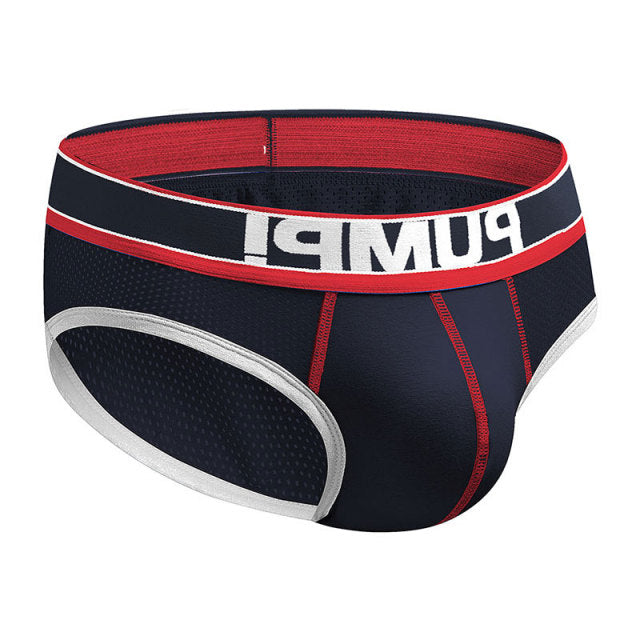 Ins Style Sexy Underwear Men Jockstrap Slip Mesh Soft Cotton Gay Man Underwear Bikini Men Briefs Lingerie Cueca Male Panties