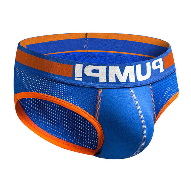 Ins Style Sexy Underwear Men Jockstrap Slip Mesh Soft Cotton Gay Man Underwear Bikini Men Briefs Lingerie Cueca Male Panties