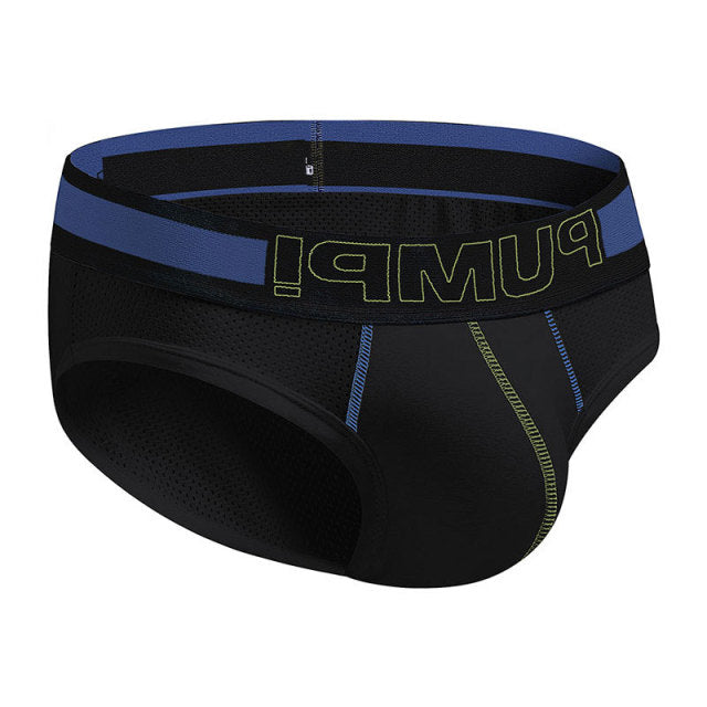 Ins Style Sexy Underwear Men Jockstrap Slip Mesh Soft Cotton Gay Man Underwear Bikini Men Briefs Lingerie Cueca Male Panties