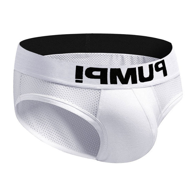 Ins Style Sexy Underwear Men Jockstrap Slip Mesh Soft Cotton Gay Man Underwear Bikini Men Briefs Lingerie Cueca Male Panties