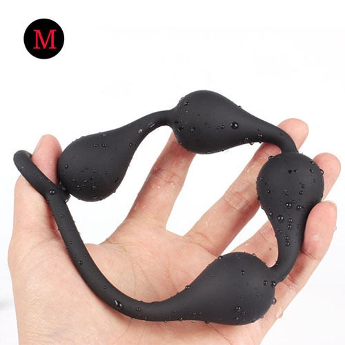 Silicone Big Anal Beads Balls Butt Plug Adults Erotic Sex Toys for Women Anus Masturbator Dilatodor Expander Prostate Massager