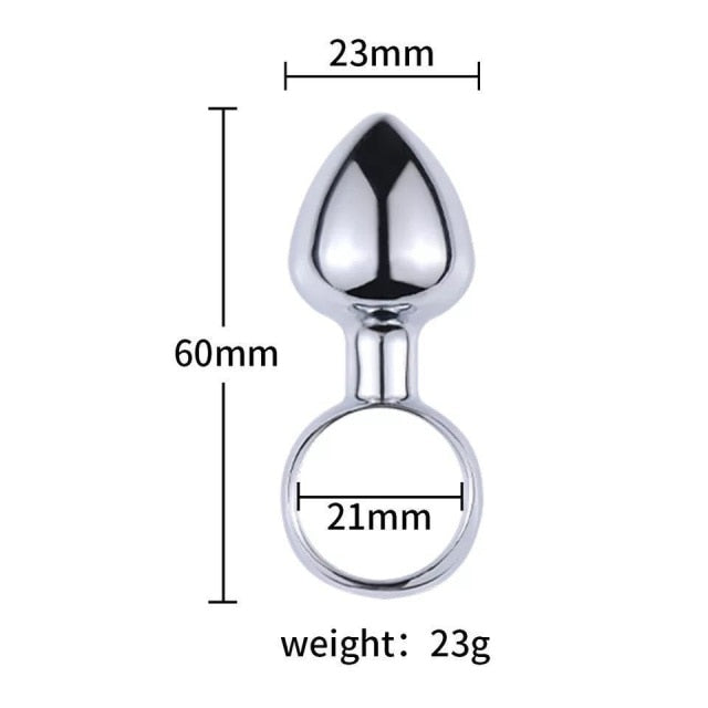 Vibefun Anal Plug Waterproof Stainless Steel Smooth Touch Anal Buttplug Sex Toys Sex Products For Men gay Sex Toys butt dilator