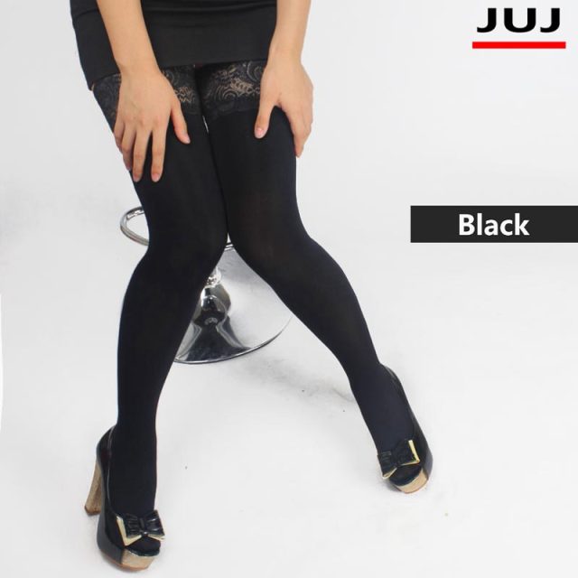 Sexy Fashion Ladies Women Lace Top Stay Up Thigh High Stockings 120D Silicone Non-slip Nightclubs Pantyhose Sex Products