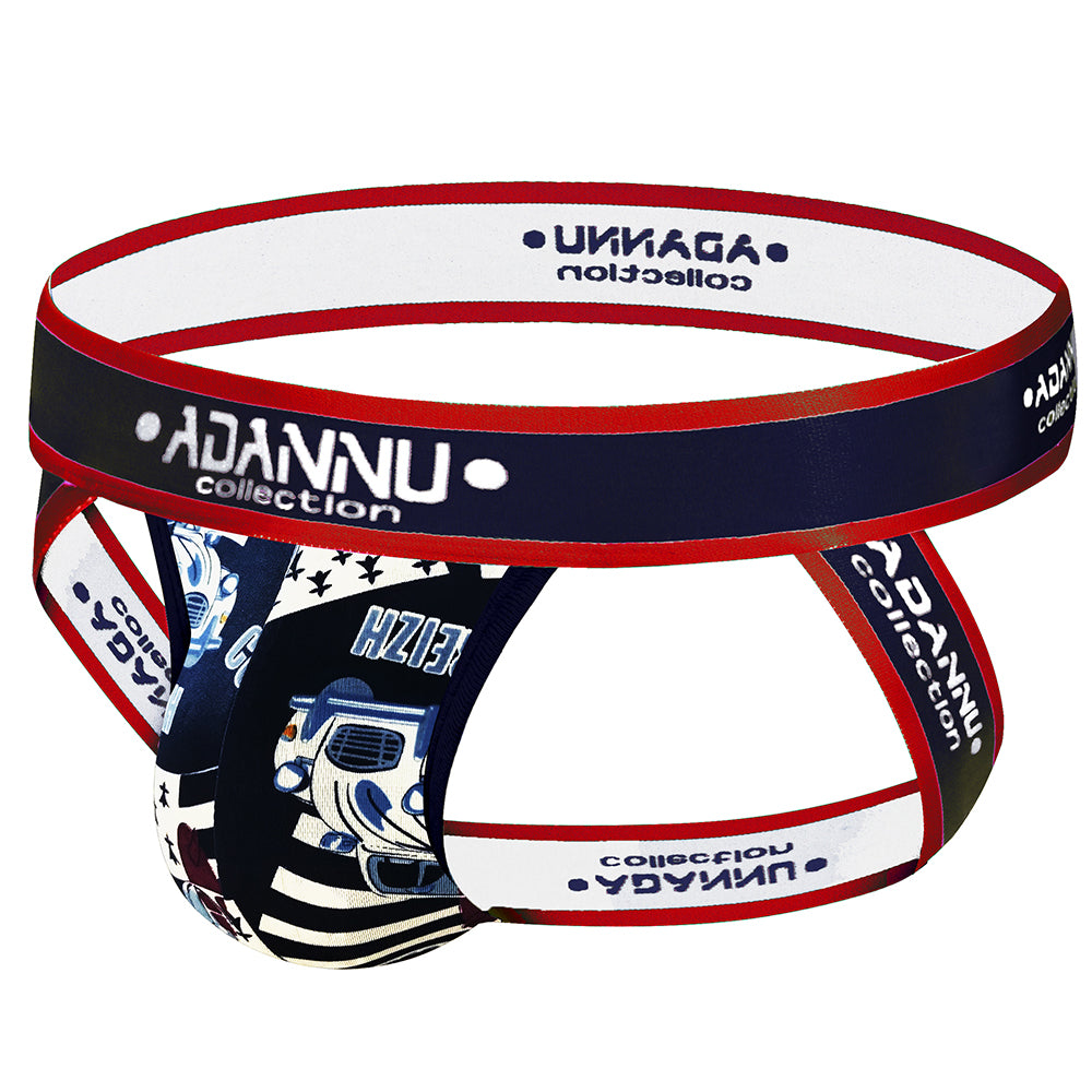 ORLVS Men Panties Jockstrap Men Underwear Gay Thong Man Briefs Underpants Slip Sexy Cotton Pouch Cuecas Thongs Homme G String