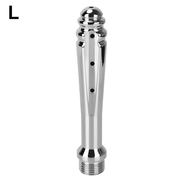 Metal 7 Holes Side Opening Sex Products Anal Enema Cleaning Shower Colonic Douche Nozzle Vaginal Wash Sex Tools for Couples