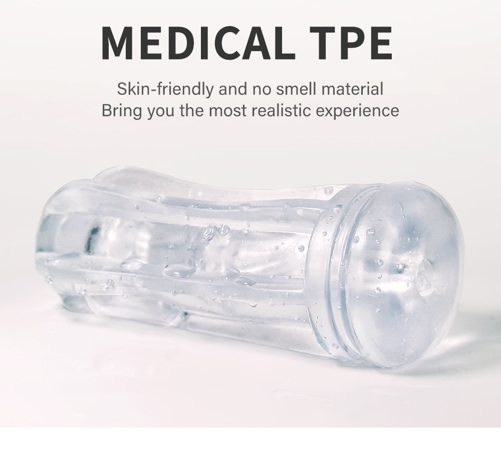 DRY WELL Male Masturbators Sex Toys for Men Realistic Anal Tight Tunnel Vacuum Sucking Adults Toys Pocket Masturbation Cup