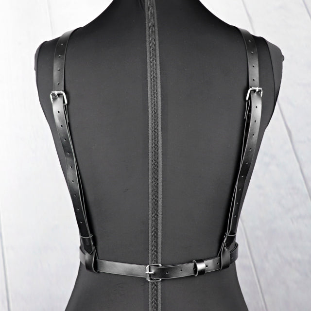 UYEE Women Suspender Leather Harness Belt Chain Body Sexy Bondage Women Harness Gothic Garter Belt Lingerie Harajuku Punk