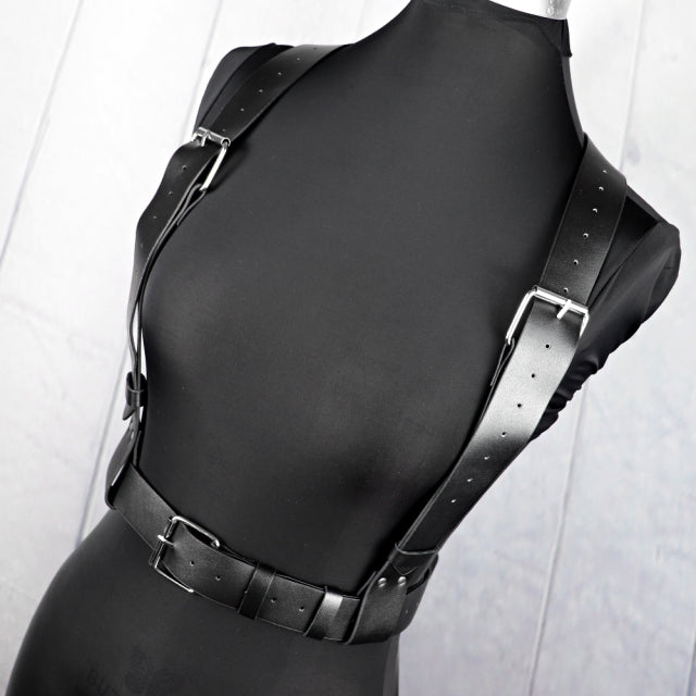 UYEE Women Suspender Leather Harness Belt Chain Body Sexy Bondage Women Harness Gothic Garter Belt Lingerie Harajuku Punk